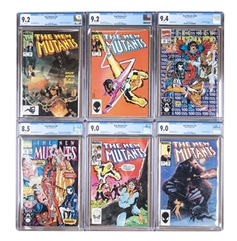 1983-1991 Marvel "The New Mutants" High Grade Complete Run (100) Plus Extras (9) - Including CGC-Graded Examples